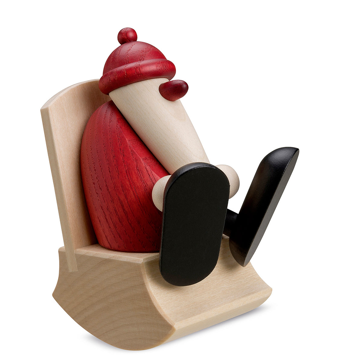 Weihnachtsmann im Schaukelstuhl