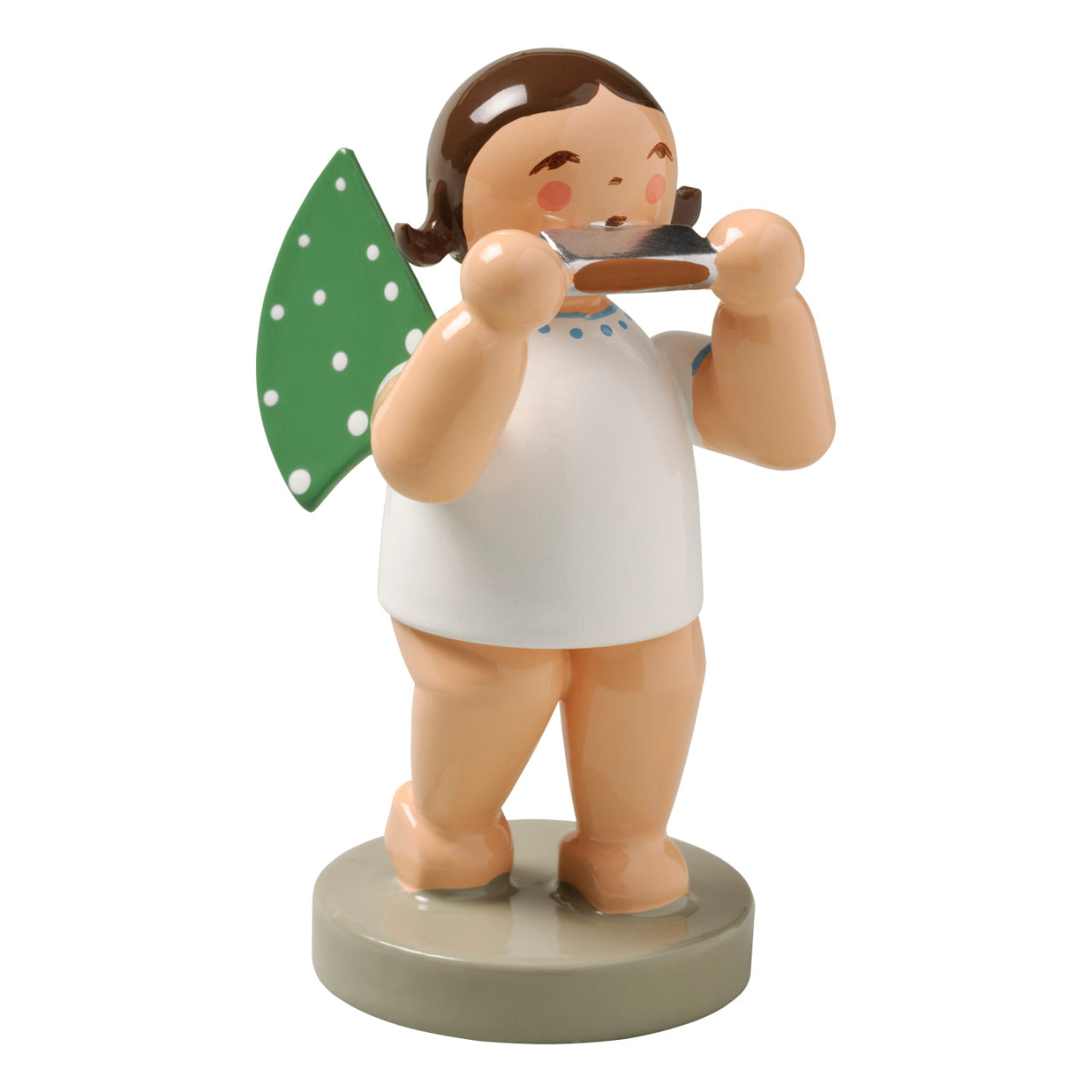 Engel mit Mundharmonika