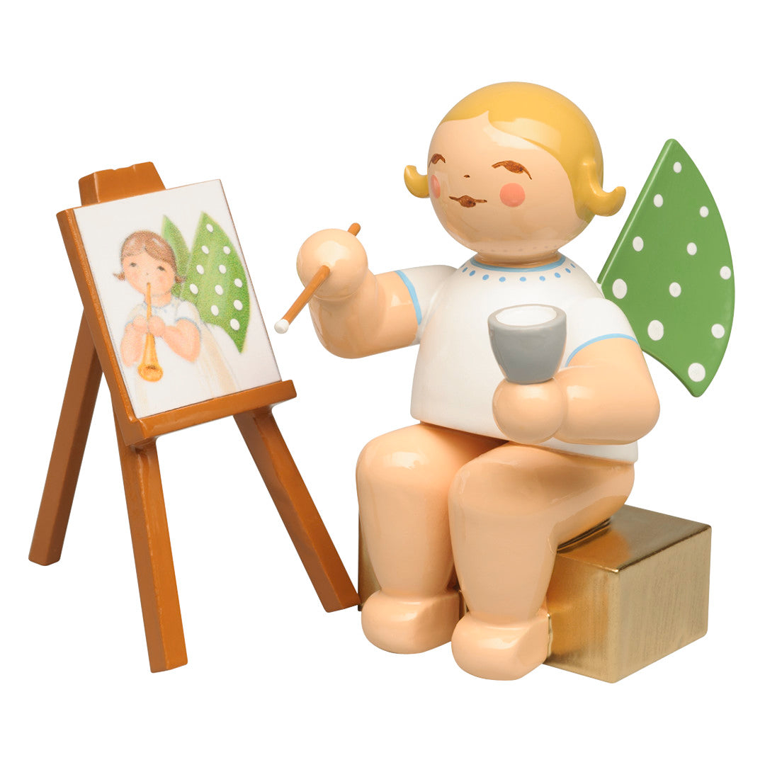 Geburtstagsengel 2023, mit Staffelei