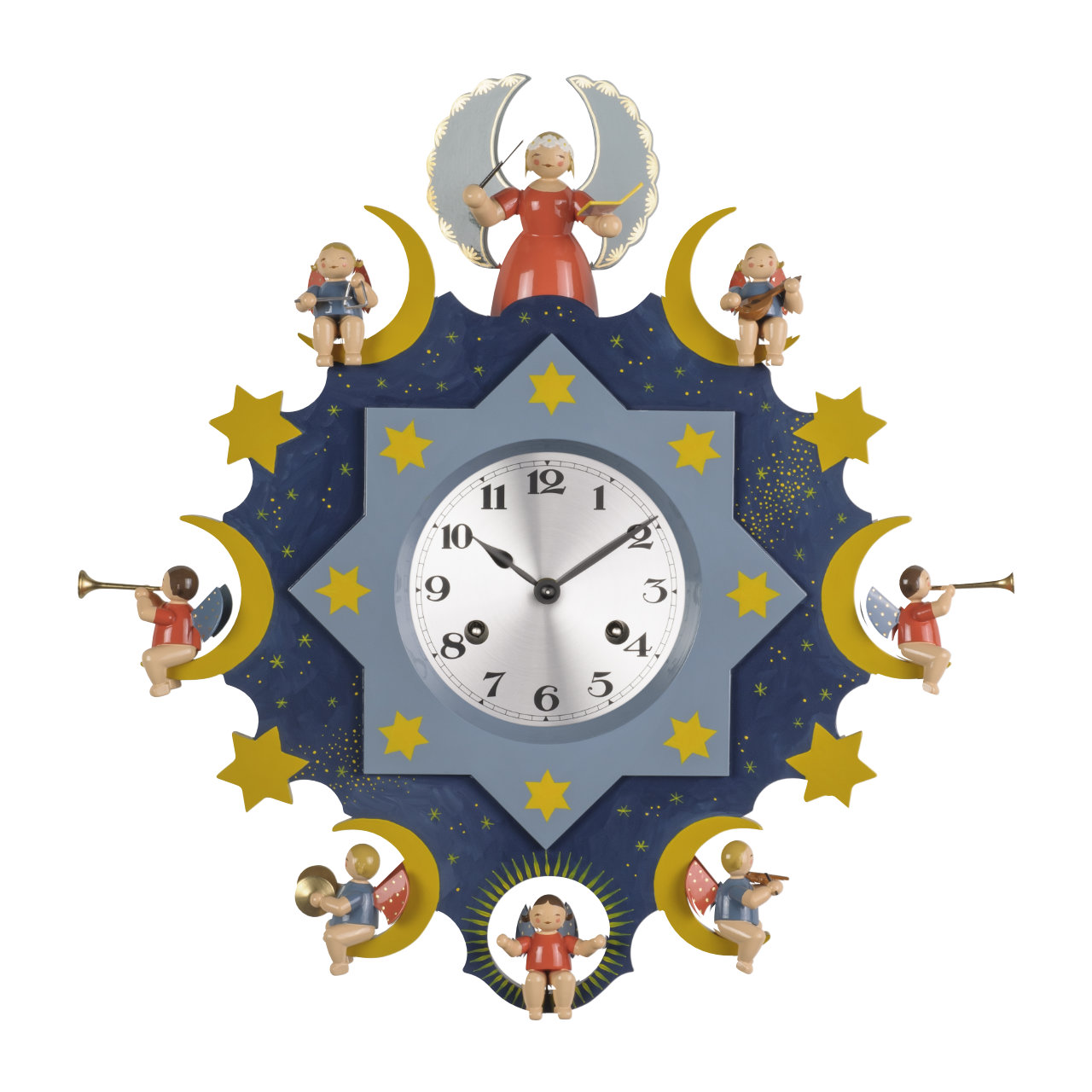 Große Wanduhr, mit 36-stimmigem Musikwerk